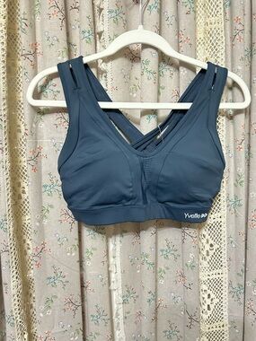 Yvette High Impact Sports Bra Strappy Crisscross Back Supportive NWT S